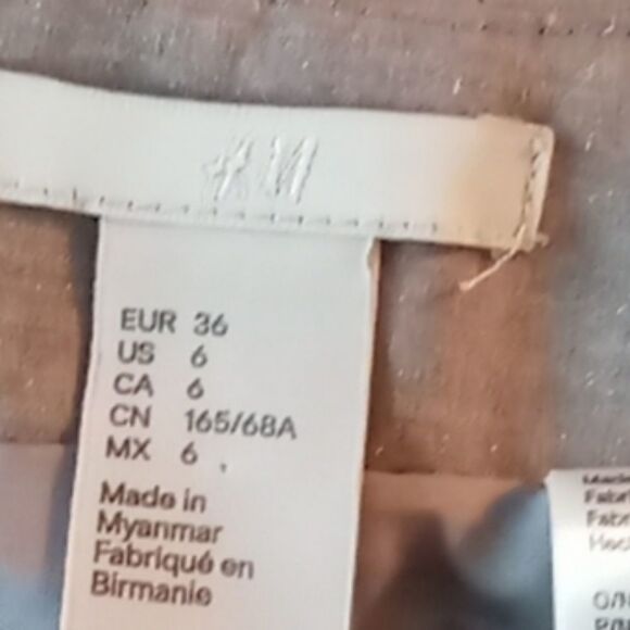 H&M suit skirt in gray size 6 - Picture 4 of 4